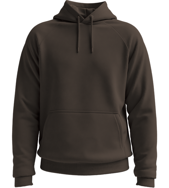 Premium unisex hooded sweater_DARK GREY_front