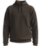 Basic unisex hoodie_DARK GREY_front