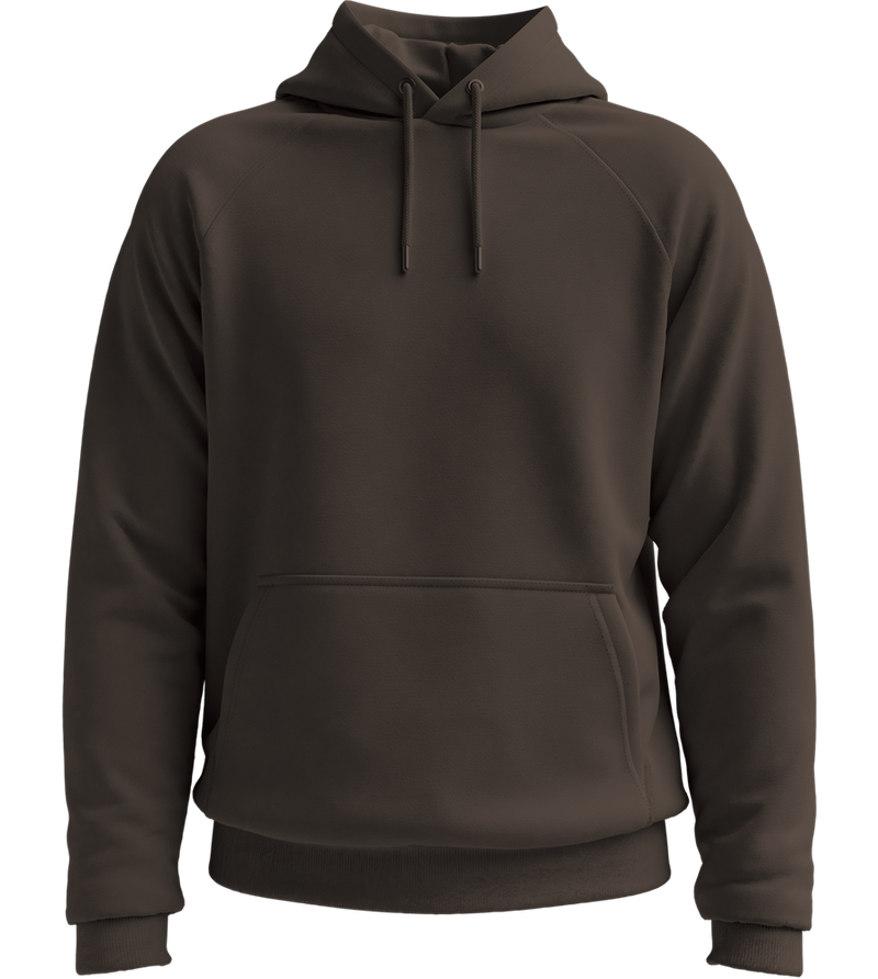 Premium unisex hooded sweater_DARK GREY_front