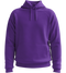 Basic unisex hoodie_DARK PURPLE_front