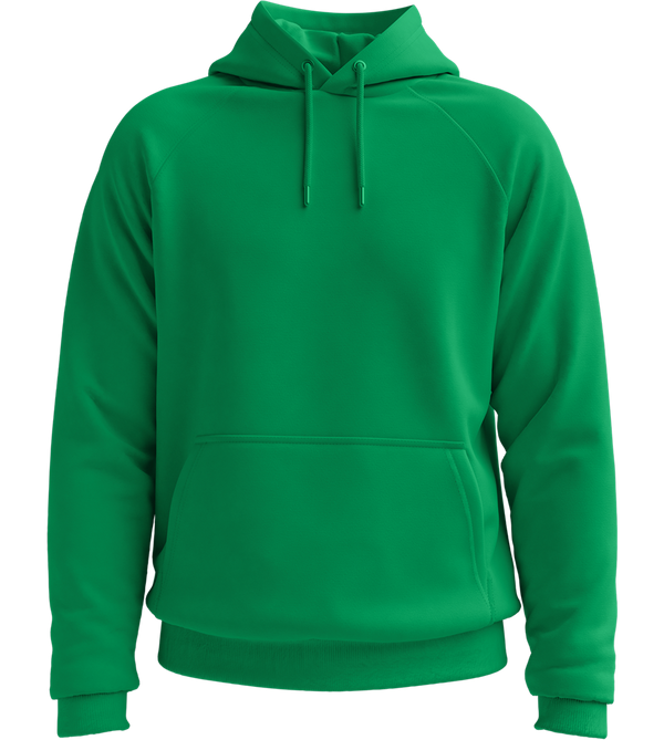 Basic unisex hoodie_KELLY GREEN_front
