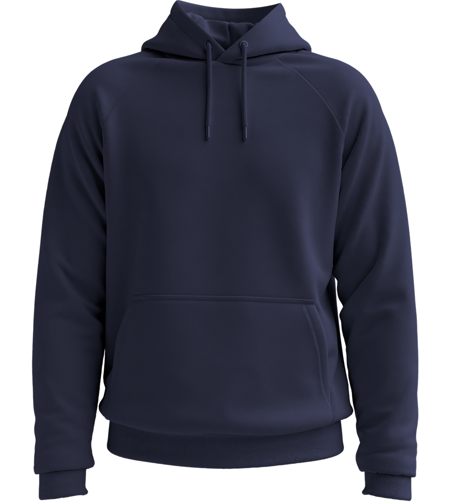 Premium unisex hooded sweater_NAVY_front