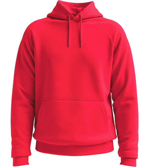 Basic unisex hoodie_RED_front