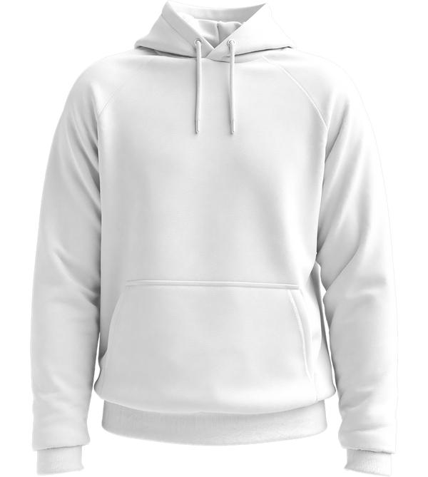 Basic unisex hoodie_WHITE_front