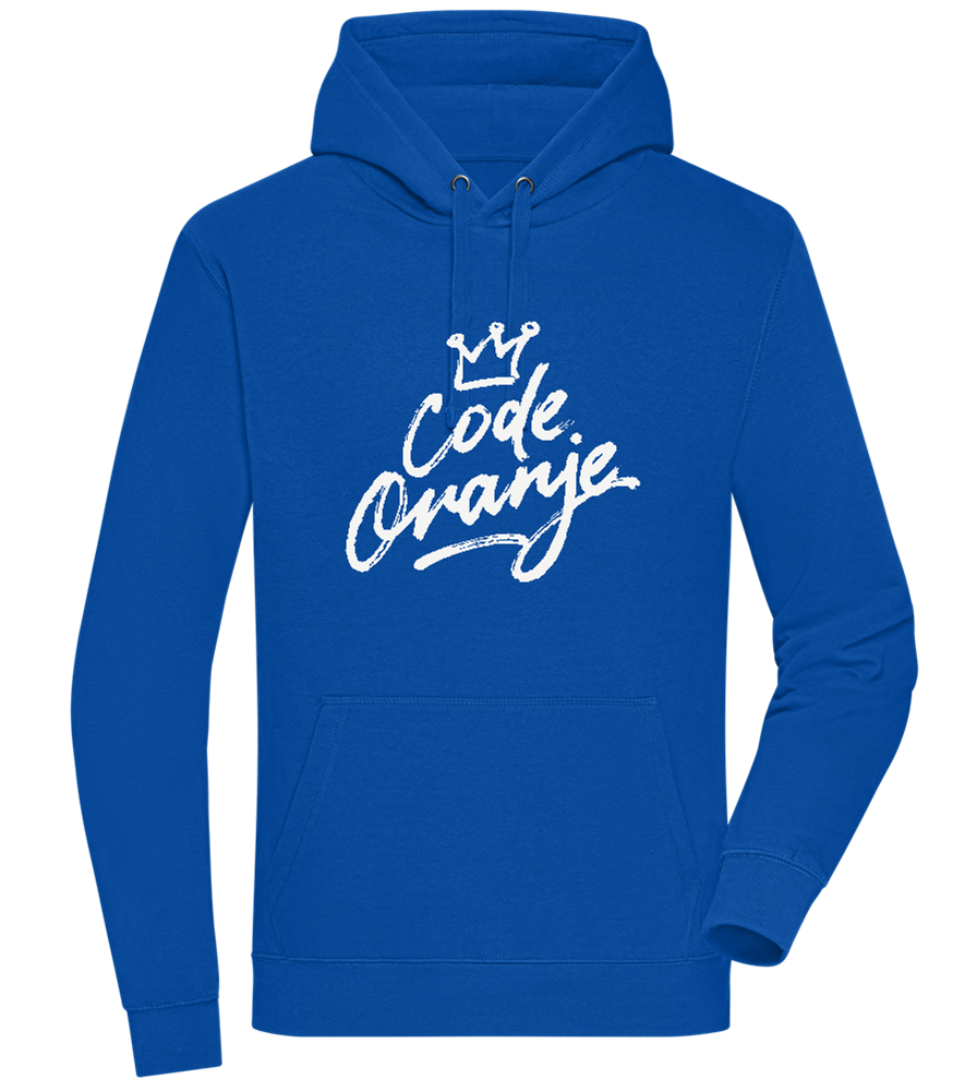 Code Oranje Kroontje Design - Premium unisex hoodie_ROYAL_front