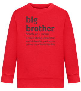 Big Brother Meaning Design - Comfort Kids Sweater