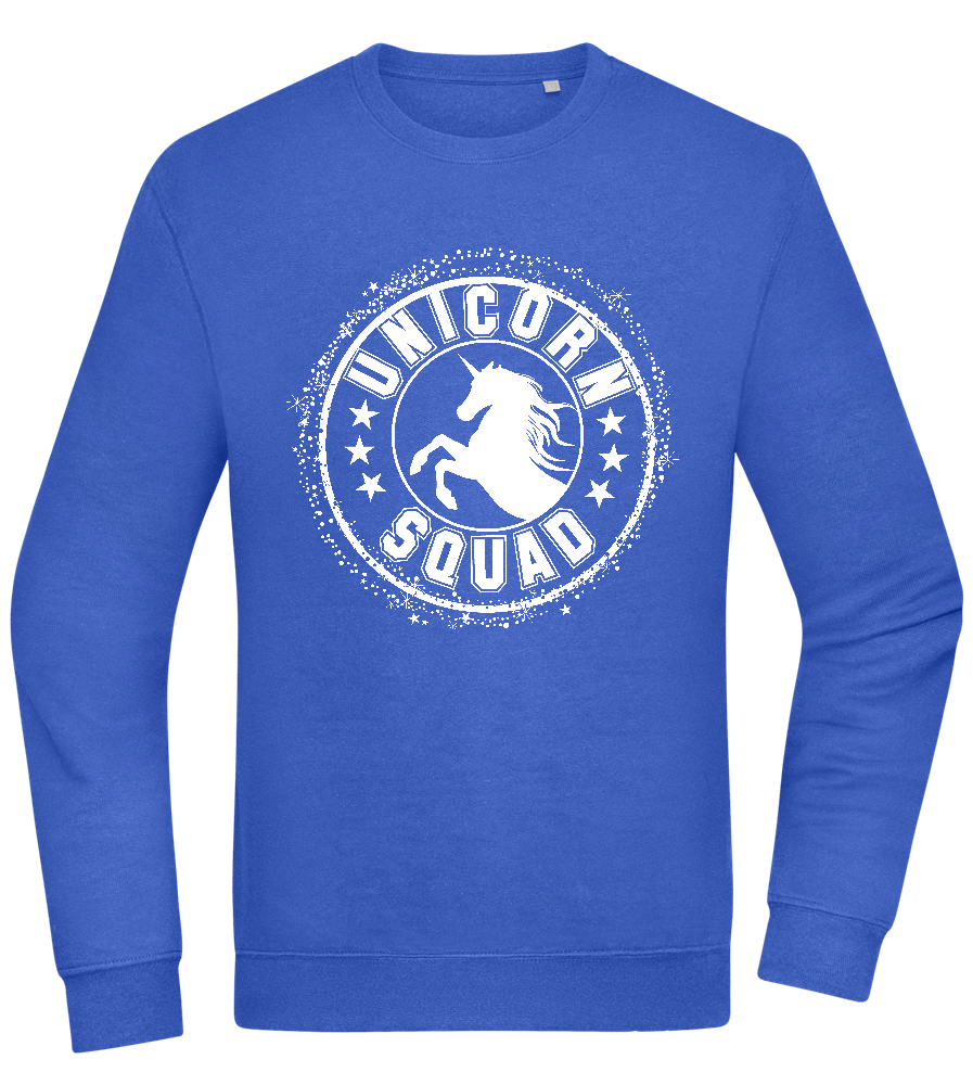 Unicorn Squad Logo Design - Comfort Essential Unisex Sweater_ROYAL_front