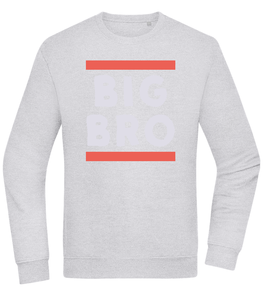 Big Bro Text Design - Comfort Essential Unisex Sweater_ORION GREY II_front