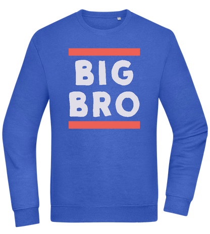 Big Bro Text Design - Comfort Essential Unisex Sweater_ROYAL_front