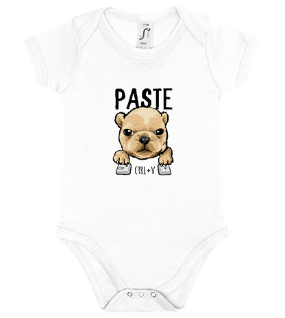 CTRL + V Design - Baby bodysuit_WHITE_front