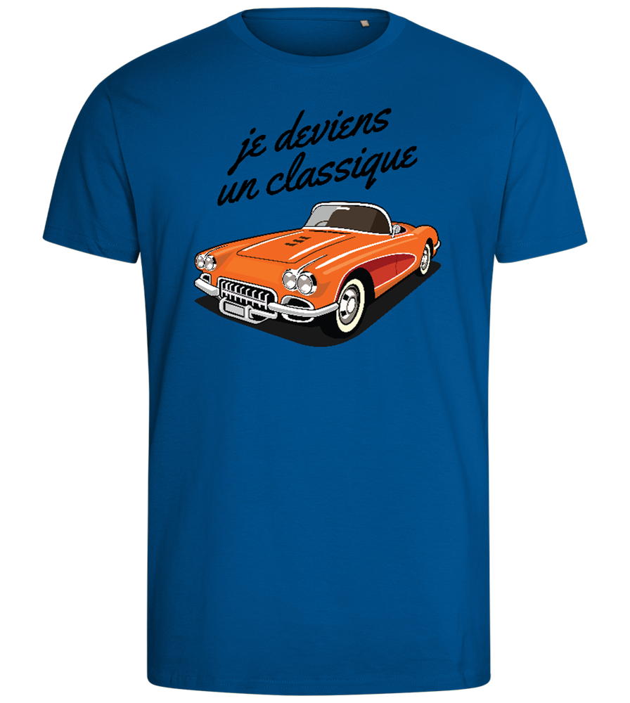 Classic Car Design - Comfort men's fitted t-shirt_ROYAL_front