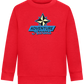 Adventure Awaits Design - Comfort Kids Sweater_BRIGHT RED_front