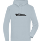 F1 Silhouette Design - Premium unisex hoodie_CREAMY BLUE_front