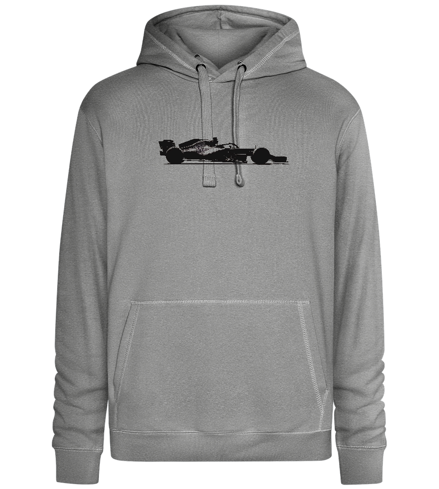 F1 Silhouette Design - Premium unisex hoodie_ORION GREY II_front