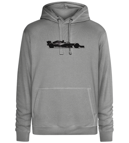 F1 Silhouette Design - Premium unisex hoodie_ORION GREY II_front