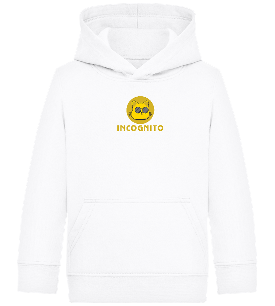 Incognito Design - Comfort Kids Hoodie_WHITE_front