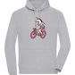 Unicorn On Bicycle Design - Comfort unisex hoodie_ORION GREY II_front