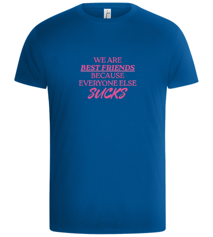 Best Friends Design - Basic Unisex T-Shirt_ROYAL_front