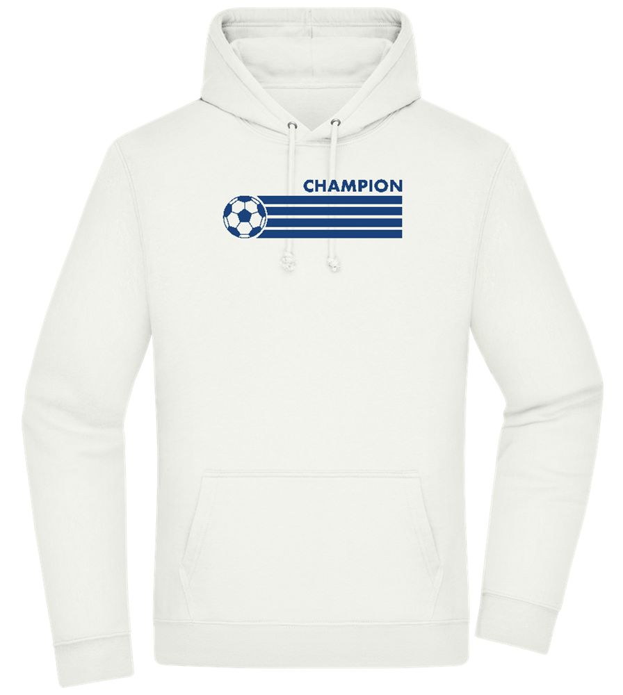 Soccer Champion Design - Premium Essential Unisex Hoodie_CREAMY GREEN_front