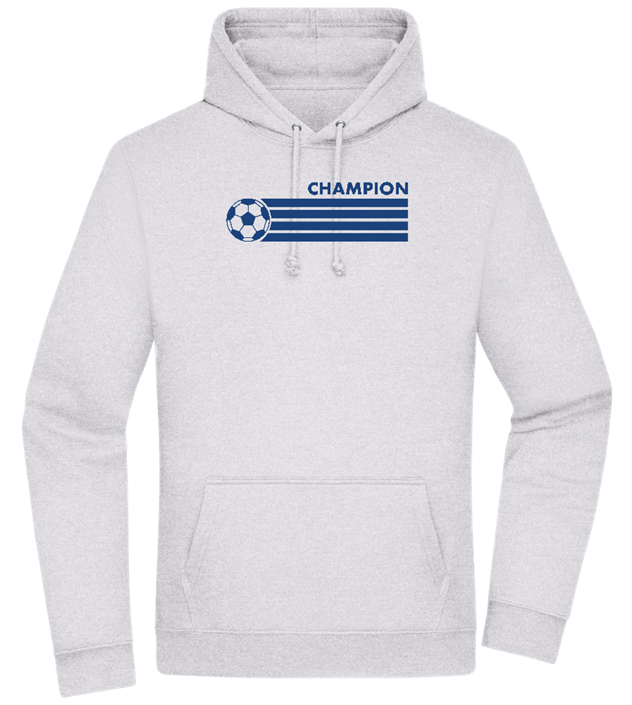 Soccer Champion Design - Premium Essential Unisex Hoodie_ORION GREY II_front