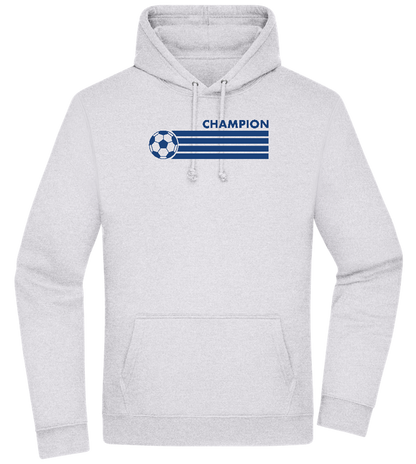 Soccer Champion Design - Premium Essential Unisex Hoodie_ORION GREY II_front