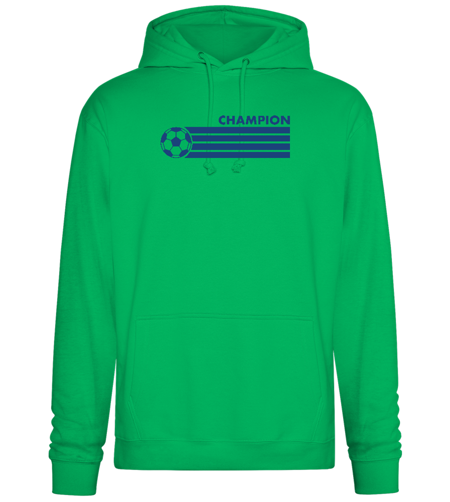 Soccer Champion Design - Premium Essential Unisex Hoodie_SPRING GREEN_front