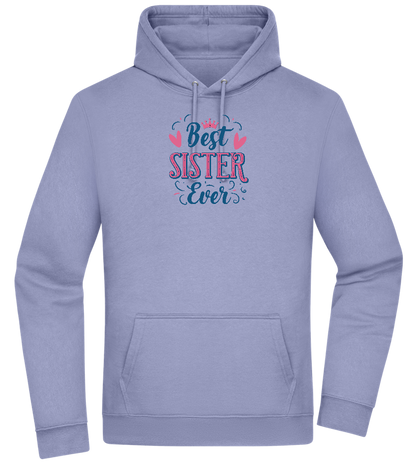 Best Sister Ever Design - Premium Essential Unisex Hoodie_BLUE_front