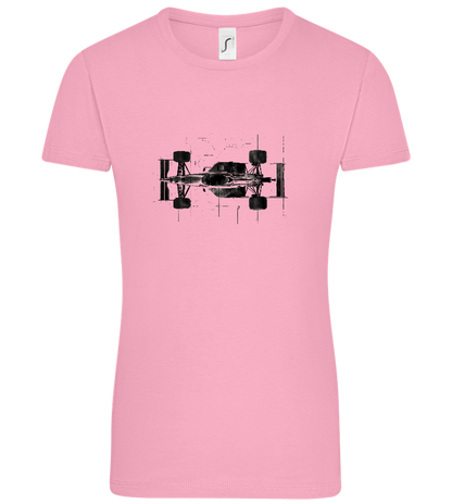 F1 Schematics Design - Comfort women's t-shirt_PINK ORCHID_front