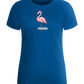 Mama Flamingo Design - Basic women's fitted t-shirt_ROYAL_front