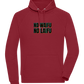 No Waifu No Laifu Design - Comfort unisex hoodie_BORDEAUX_front