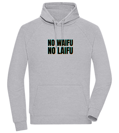 No Waifu No Laifu Design - Comfort unisex hoodie_ORION GREY II_front