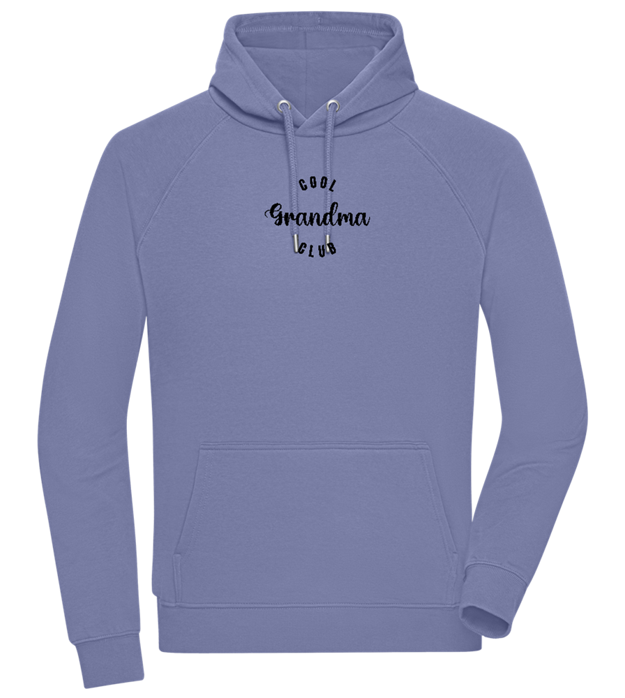 Cool Grandma Club Design - Comfort unisex hoodie_BLUE_front