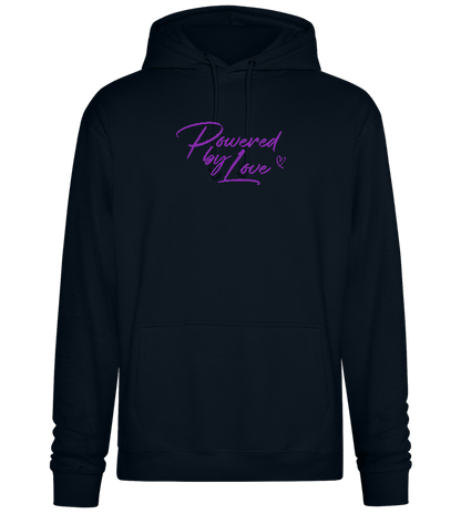 Powered By Love Design - Premium Essential Unisex Hoodie_BLACK_front