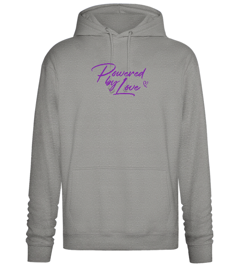 Powered By Love Design - Premium Essential Unisex Hoodie_ORION GREY II_front