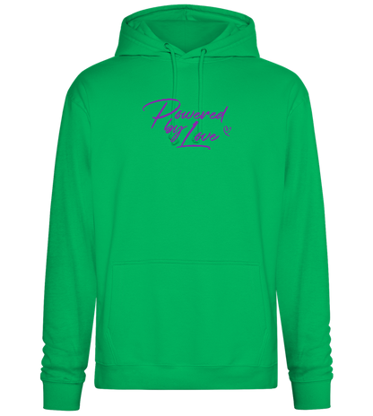 Powered By Love Design - Premium Essential Unisex Hoodie_SPRING GREEN_front