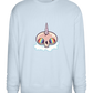 Unicorn Rainbow Design - Comfort Essential Unisex Sweater_CREAMY BLUE_front