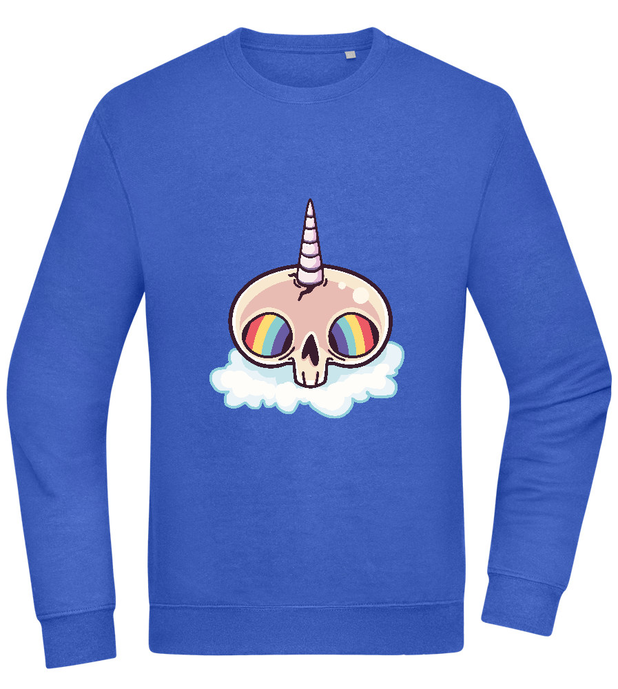 Unicorn Rainbow Design - Comfort Essential Unisex Sweater_ROYAL_front