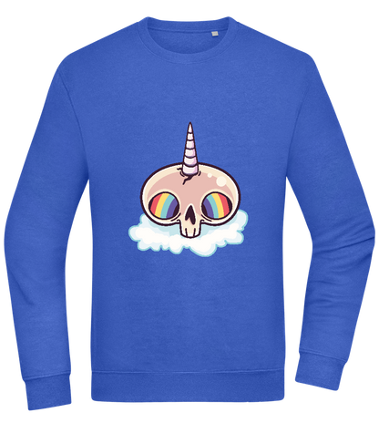 Unicorn Rainbow Design - Comfort Essential Unisex Sweater_ROYAL_front