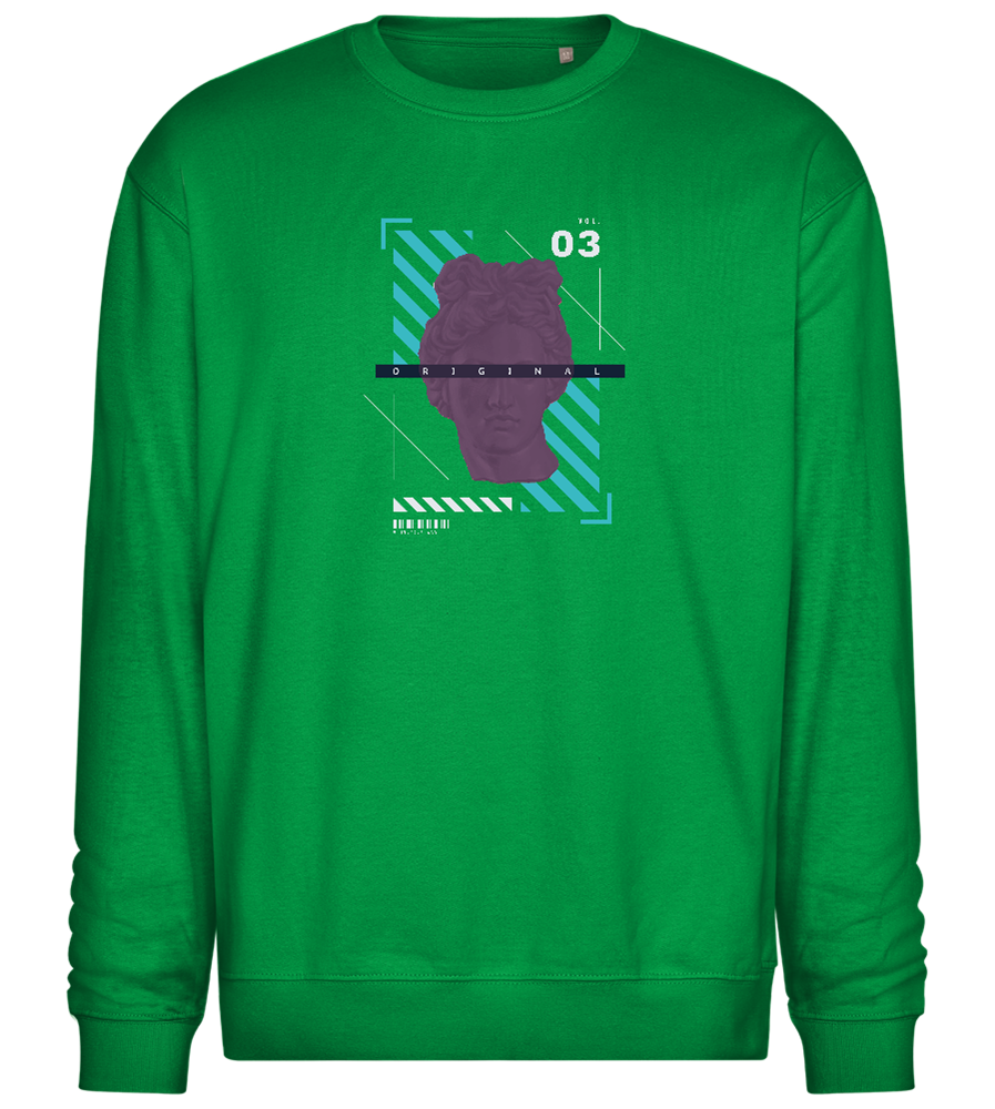 The Original Angel Design - Comfort Essential Unisex Sweater_MEADOW GREEN_front