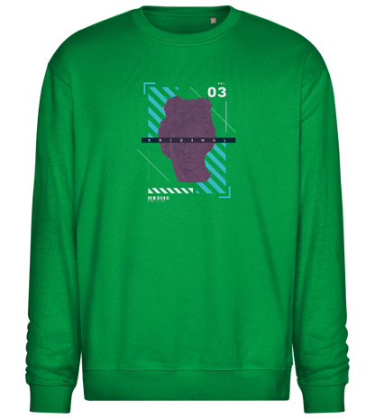 The Original Angel Design - Comfort Essential Unisex Sweater_MEADOW GREEN_front