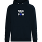 Talk to the Paw Design - Comfort unisex hoodie_BLACK_front