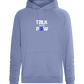 Talk to the Paw Design - Comfort unisex hoodie_BLUE_front