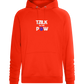 Talk to the Paw Design - Comfort unisex hoodie_BURNT ORANGE_front