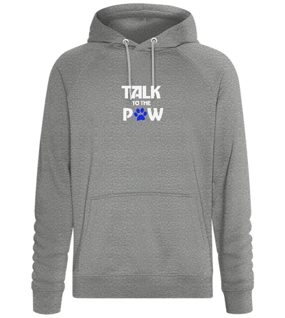 Talk to the Paw Design - Comfort unisex hoodie_ORION GREY II_front