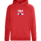 Talk to the Paw Design - Comfort unisex hoodie_RED_front