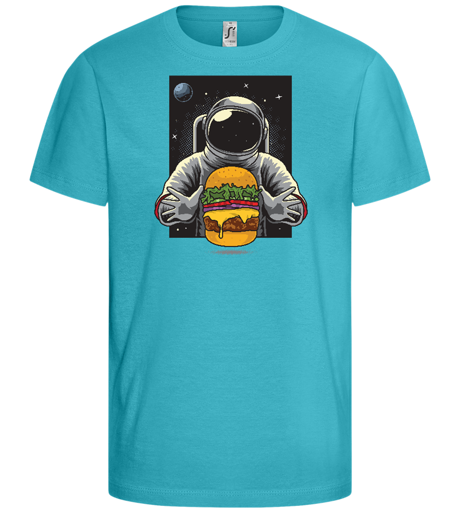 Spaceman Burger Design - Comfort girls' t-shirt_HAWAIIAN OCEAN_front