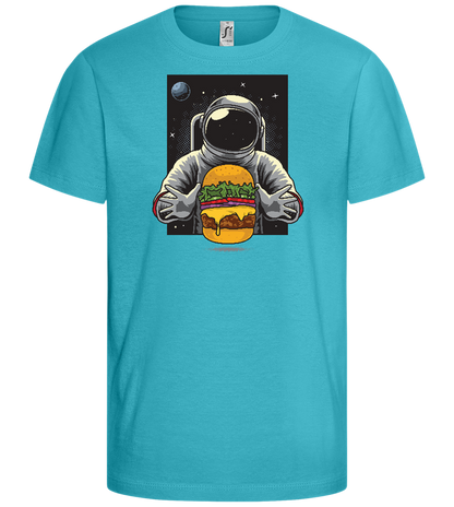 Spaceman Burger Design - Comfort girls' t-shirt_HAWAIIAN OCEAN_front