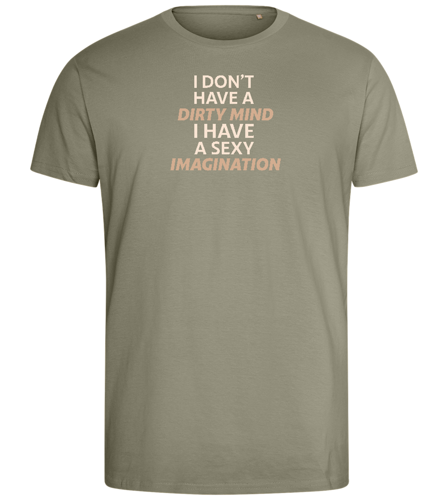 Sexy Imagination Design - Comfort men's fitted t-shirt_KHAKI_front