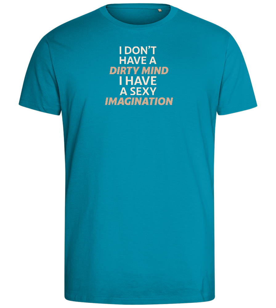 Sexy Imagination Design - Comfort men's fitted t-shirt_TURQUOISE_front