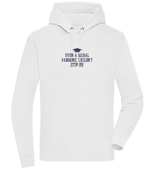 Unstoppable Design - Premium unisex hoodie_WHITE_front